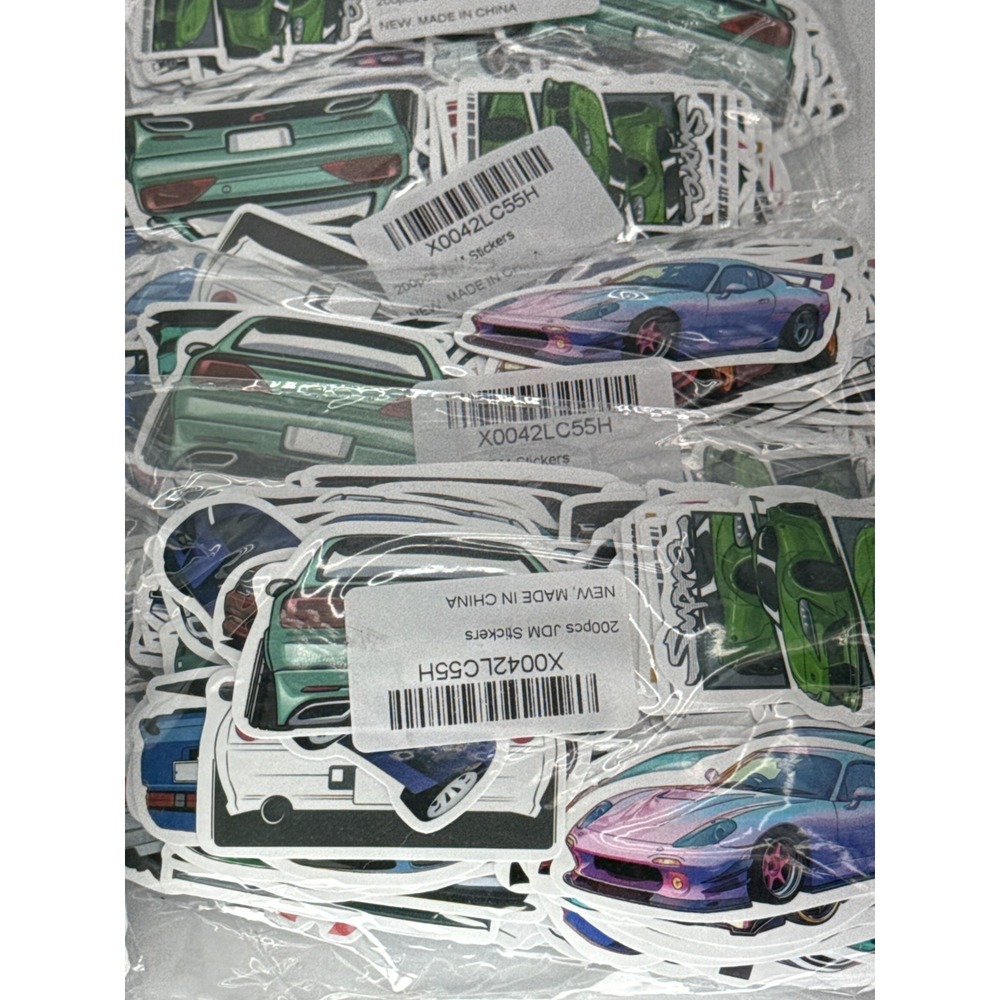 JDM Stickers Wholesale Lot 40 Packs x200pcs GTR Supra RX7 Skyline Vinyl Decal - Picture 7 of 7
